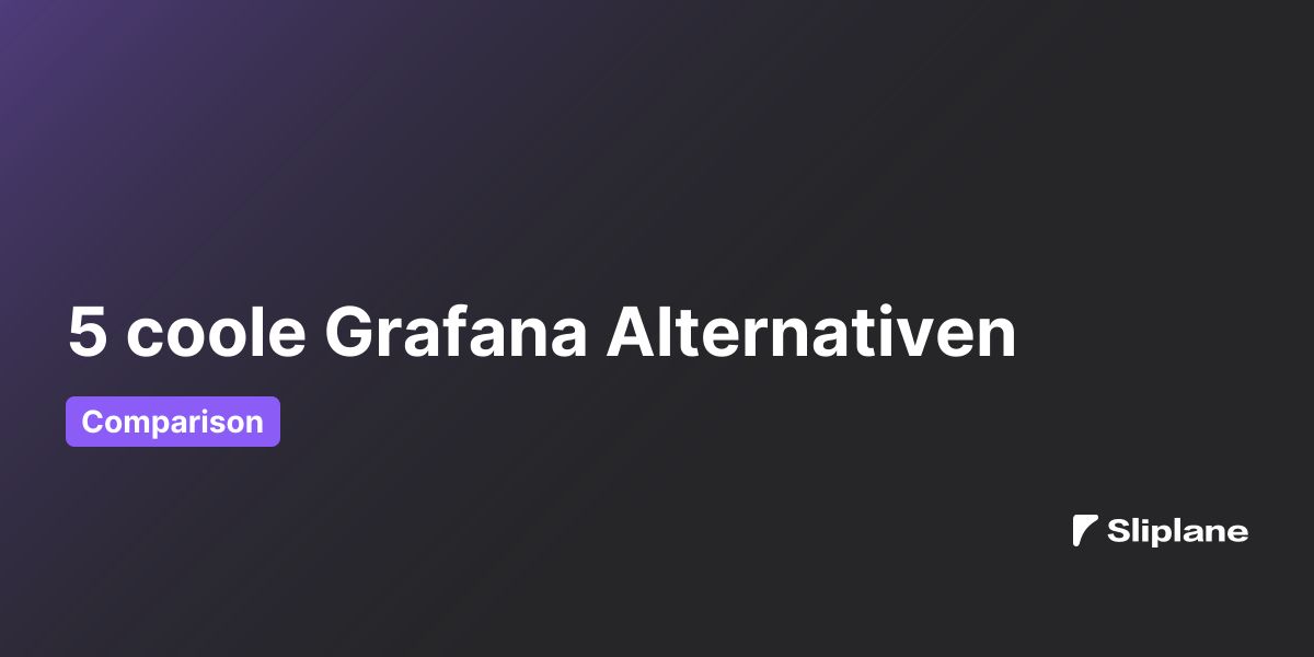 5 coole Grafana Alternativen